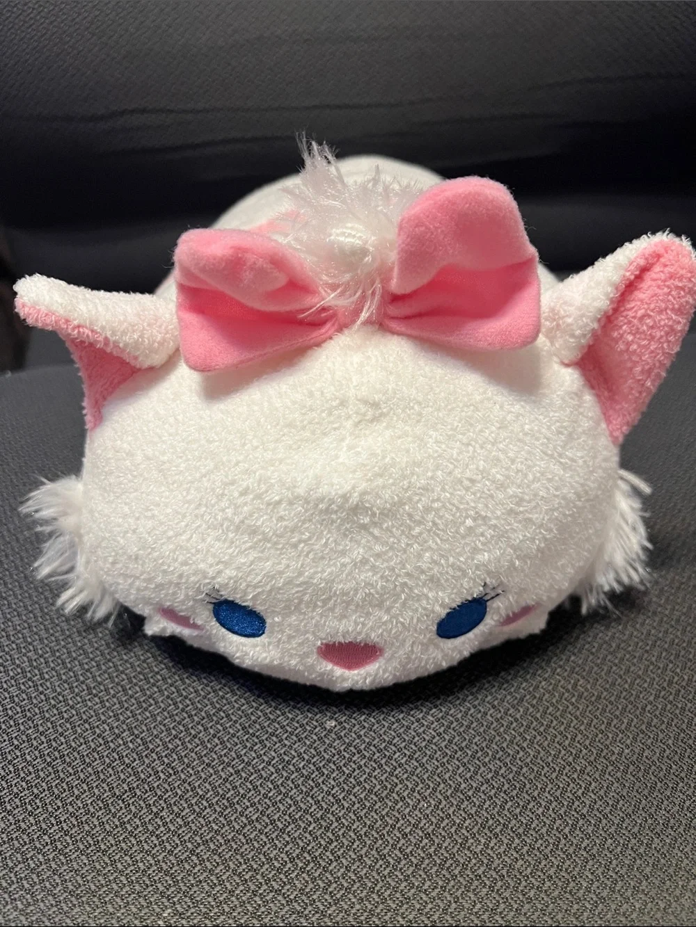 Disney White and Pink Cat Plush